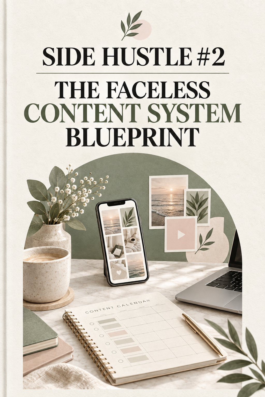 Side Hustle #2 – The Faceless Content System Blueprint