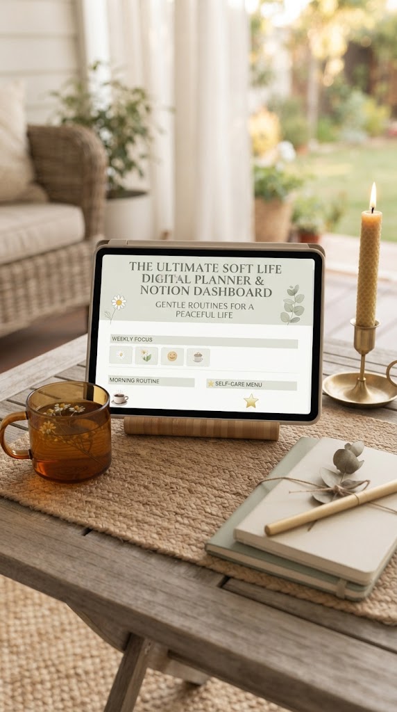 The Ultimate Soft Life Digital Planner & Notion Dashboard