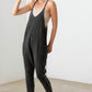 Le Lis Waffle Knit Side Pocket Jumpsuit