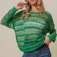 BiBi Long Sleeve Knit Cover Up