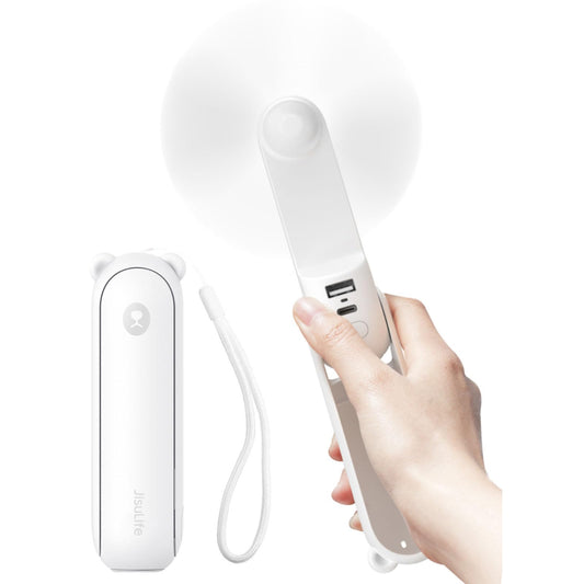 Stay Cool Anywhere — Fan, Power Bank & Flashlight