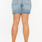 Kancan Full Size Raw Hem High Waist Denim Shorts