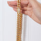 Brass Curb Chain Necklace