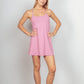 VERY J Sleeveless Active Tennis Dress with Unitard Liner