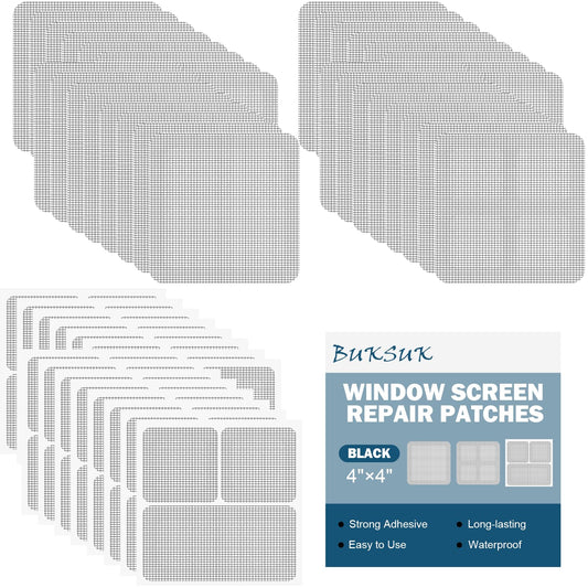 Screen Repair Patches — 48-Pack Fix Kit