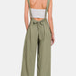 Zenana Pocketed Wide Strap Wide Leg Overalls