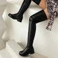 Luxe Comfort Round Toe Long Boots