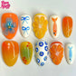 Amalfi Coast Citrus & Seafood Extravaganza Press-On Nail Set