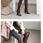 Stone Print Over The Knee Boots