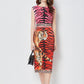 Sleeveless Vintage Tiger Leopard Print Dress