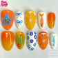 Amalfi Coast Citrus & Seafood Extravaganza Press-On Nail Set