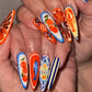 Amalfi Coast Citrus & Seafood Extravaganza Press-On Nail Set