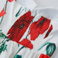 Strawberry Flower Print Dress