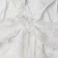 White Patchwork Floral V Neck Sleeveless Elegant Maxi Loose Dress