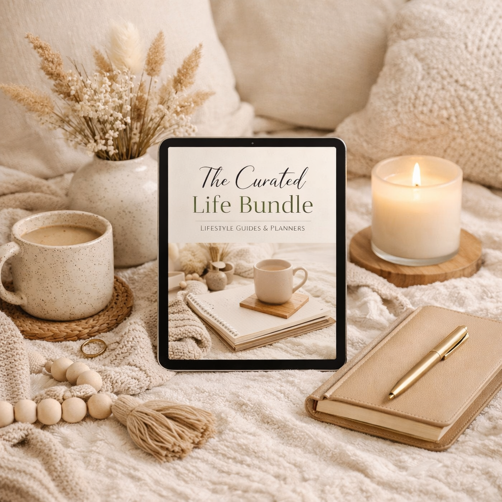 The Curated Life Bundle – Cozy Lifestyle Guide (80 Pages)