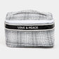 Fame Love & Peace Striped Handle Bag