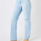 Judy Blue Full Size High Waist Distressed Straight Jeans