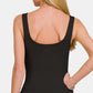 Zenana Double Layer Round Neck Tank