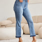 Judy Blue Full Size Release Hem Cropped Bootcut Jeans