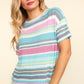 Haptics Waffle Stripe Short Sleeve T-Shirt