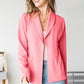 Heimish Open Front Long Sleeve Blazer