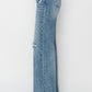 RISEN Full Size High Waist Distressed Wide Leg Jeans