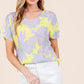 BOMBOM Floral Short Sleeve T-Shirt