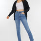 Kancan Full Size Cat's Whiskers High Waist Jeans