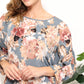 Sew In Love  Full Size Flower Print Long Sleeve Top