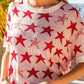 BiBi Star Pattern Round Neck Short Sleeve Knit Top