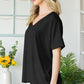 Heimish Full Size V-Neck Short Sleeve T-Shirt