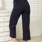 Judy Blue Full Size High Waist Tummy Control Garment Dyed Wide Cropped Jeans