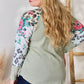 Hailey & Co Full Size Printed Round Neck Blouse