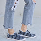 Forever Link Plaid Plush Flat Sneakers