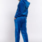 ACTIVE BASIC Faux Fur Zip Up Long Sleeve Hoodie and Joggers Set