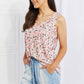 Heimish Full Size Surprise Party Printed Sleeveless Top