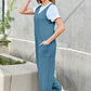 Double Take Full Size Sleeveless Straight Jumpsuit