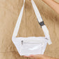 Fame Travel Buddy Clear Zipper Pocket Fanny Pack Bag