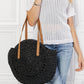 Justin Taylor C'est La Vie Crochet Handbag in Black