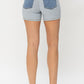 Judy Blue Full Size Color Block Denim Shorts