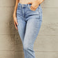 BAYEAS Mid Rise Cropped Slim Jeans