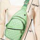 Fame Multi-Layer Zipper Crossbody Bag