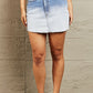 BAYEAS High Waisted Asymmetrical Ombre Mini Skirt