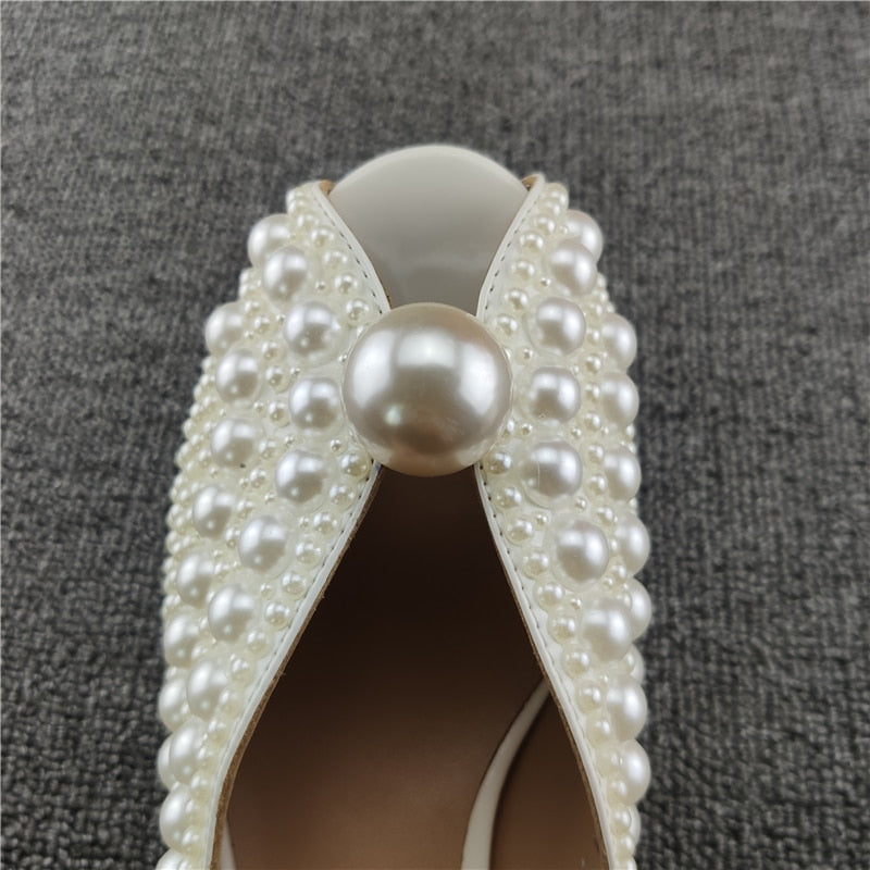 Pearl Studded Heels Sandal