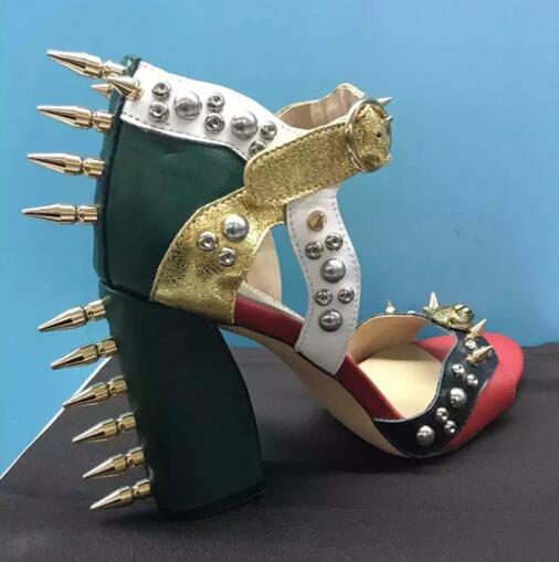Studded Gladiator Heels