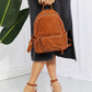 SHOMICO Certainly Chic Faux Leather Woven Backpack