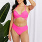 Marina West Swim Summer Splash Halter Bikini Set in Pink