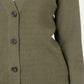 Zenana Button Up V-Neck Dropped Shoulder Cardigan