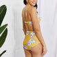 Marina West Swim Take A Dip Twist High-Rise Bikini in Mustard