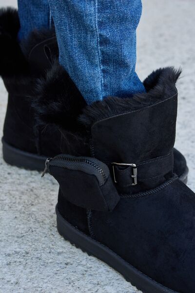 Forever Link Plush Thermal Flat Boots